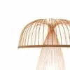 Rattan-Stehleuchte im Pilzdesign
