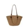 Rattan-Tasche in Braun, elegant Rattan-Tasche in Braun, elegant