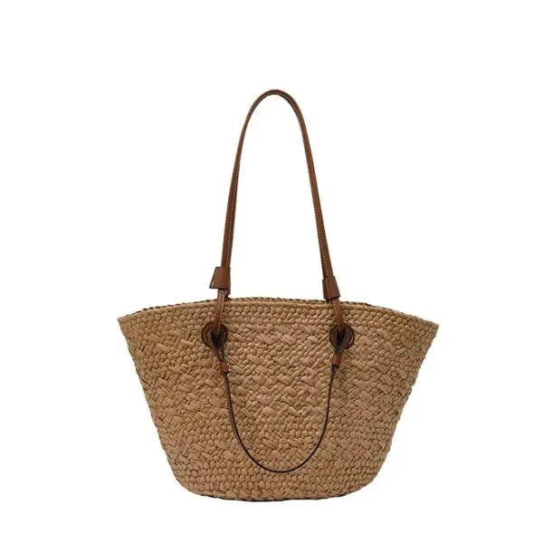 Rattan-Tasche in Braun, elegant Rattan-Tasche in Braun, elegant