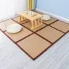 Rattan-Teppich im japanischen Stil Rattan-Teppich im japanischen Stil