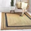 Rattan-Teppich im Landhausstil Rattan-Teppich im Landhausstil