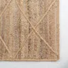 Rattan-Teppich mit Kreuzmuster Rattan-Teppich mit Kreuzmuster