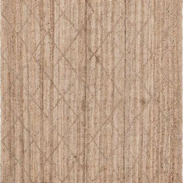 Rattan-Teppich mit Kreuzmuster Rattan-Teppich mit Kreuzmuster