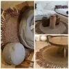 Rattan-Teppich rund Rattan-Teppich rund