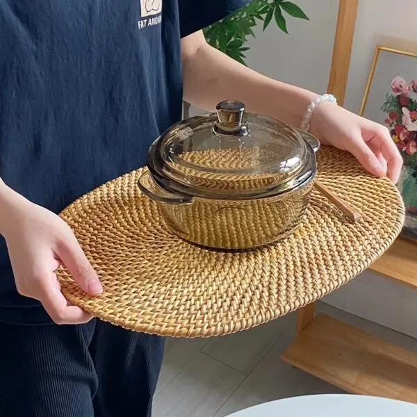 Rattan Untersetzer Rattan Untersetzer