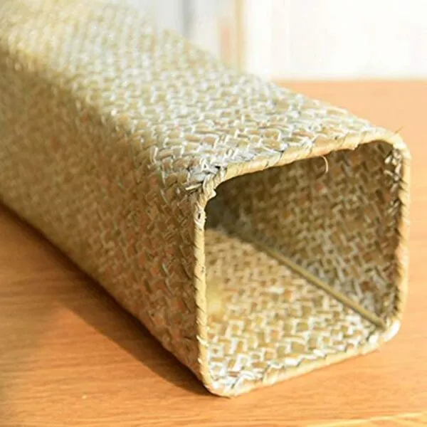 Rattan-Vase für Wohn-Deko