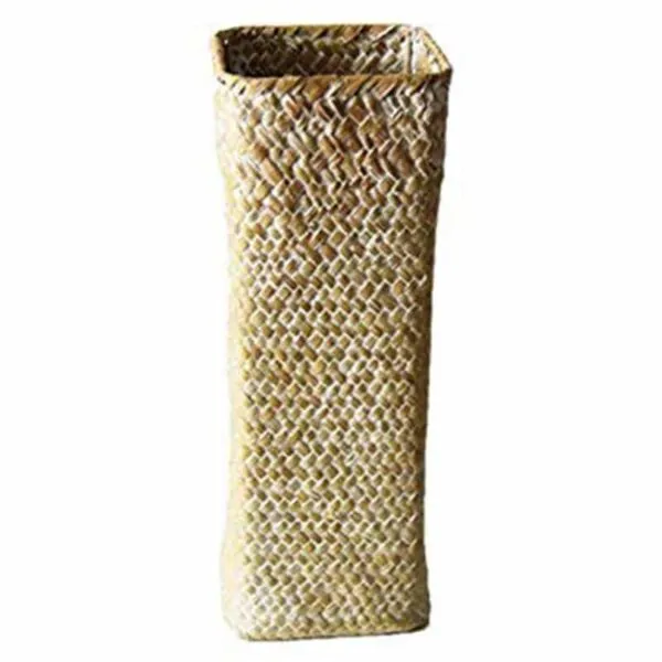Rattan-Vase für Wohn-Deko