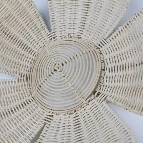 Rattan Wanddeko Blume Rattan Wanddeko Blume