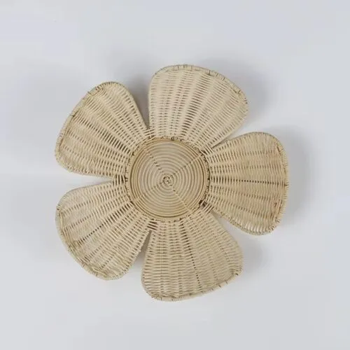 Rattan Wanddeko Blume Rattan Wanddeko Blume