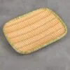 Rechteckiger geflochtener Bambusteller Rechteckiger geflochtener Bambusteller