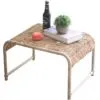 Rechteckiger Rattan-Couchtisch im indonesischen Stil Rechteckiger Rattan-Couchtisch im indonesischen Stil
