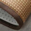Rechteckiger Rattan-Teppich Rechteckiger Rattan-Teppich