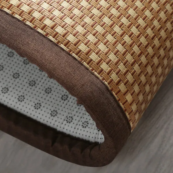 Rechteckiger Rattan-Teppich Rechteckiger Rattan-Teppich