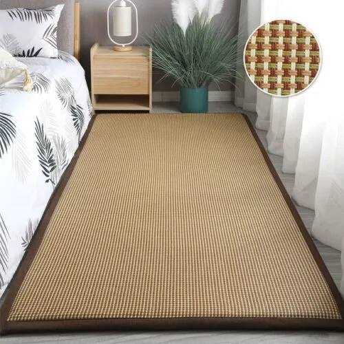 Rechteckiger Teppich aus Kunst-Rattan Rechteckiger Teppich aus Kunst-Rattan