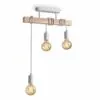 Retro Amerikanische Holz Pendelleuchte mit LED