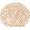 Rund geflochtener Rattan-Lampenschirm