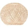 Rund geflochtener Rattan-Lampenschirm