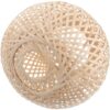 Rund geflochtener Rattan-Lampenschirm