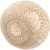 Rund geflochtener Rattan-Lampenschirm
