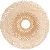 Rund geflochtener Rattan-Lampenschirm
