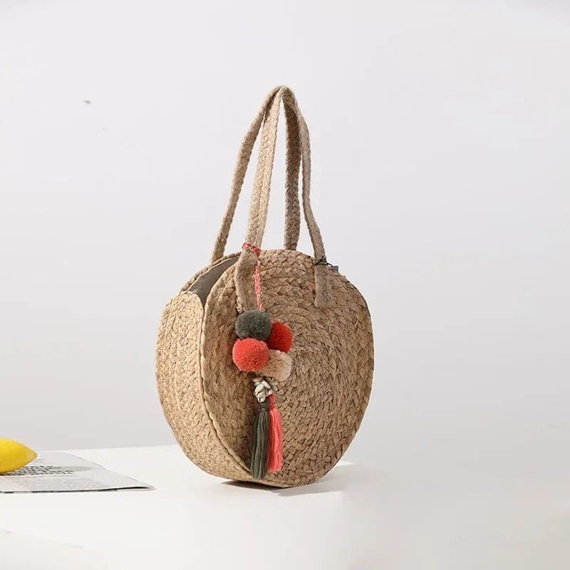 Handgefertigte Basttasche, robust und leicht