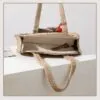Runde Basttasche für Damen Runde Basttasche für Damen
