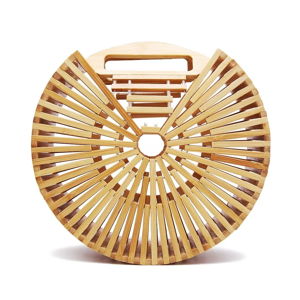 Rattan Handtasche, die wirklich auffällt