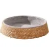 Runder Hunde-Korb aus Rattan Runder Hunde-Korb aus Rattan