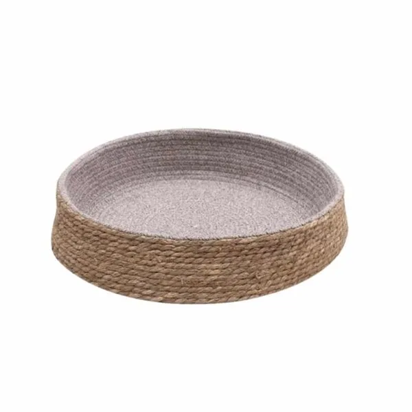 Runder Hunde-Korb aus Rattan Runder Hunde-Korb aus Rattan