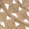 Runder Jute-Teppich im Rattan-Look Runder Jute-Teppich im Rattan-Look