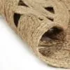 Runder Jute-Teppich im Rattan-Look Runder Jute-Teppich im Rattan-Look