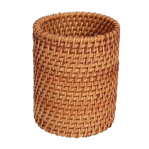 Runder Rattan-Besteckkorb Runder Rattan-Besteckkorb
