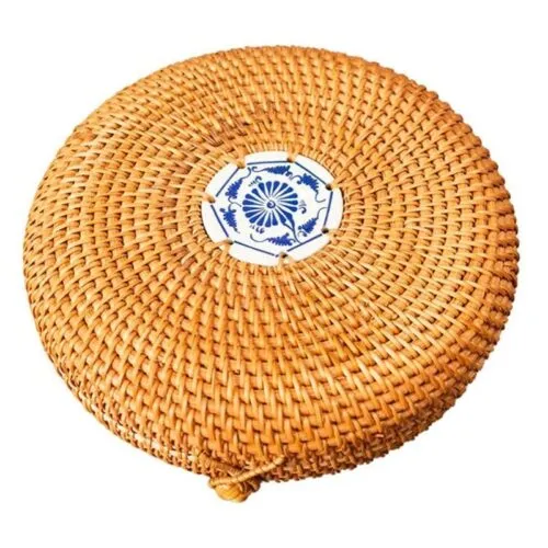 Runder Rattan Schmuckkorb Runder Rattan Schmuckkorb
