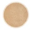 Runder Rattan-Teppich zweifarbig Runder Rattan-Teppich zweifarbig