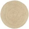 Runder Spiralflecht-Teppich Runder Spiralflecht-Teppich