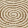 Runder Spiralflecht-Teppich Runder Spiralflecht-Teppich