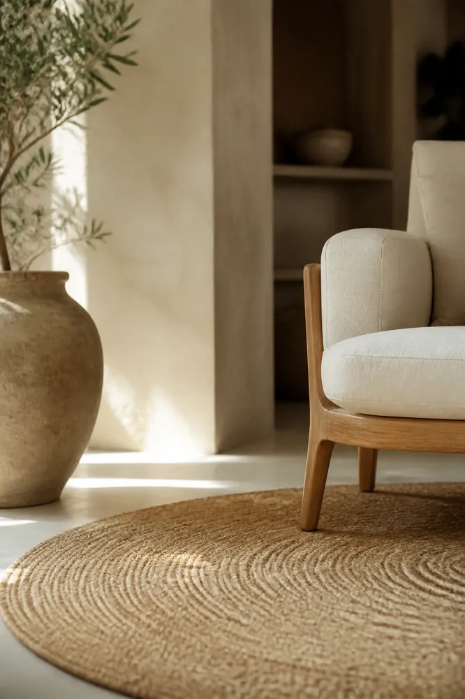 Rattan-Teppiche