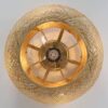 Rundes Design-Deckenleuchte aus Rattan