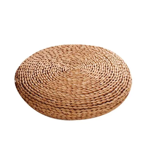 Geflochtenes Rattan in Dunkelbraun