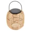 Rustikale Solar-Laterne aus Rattan Rustikale Solar-Laterne aus Rattan
