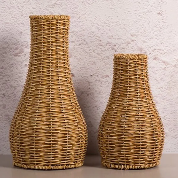 Rustikale Weidenvase Rustikale Weidenvase