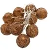 Rustikale Weihnachtsgirlande im Rattan-Look Rustikale Weihnachtsgirlande im Rattan-Look