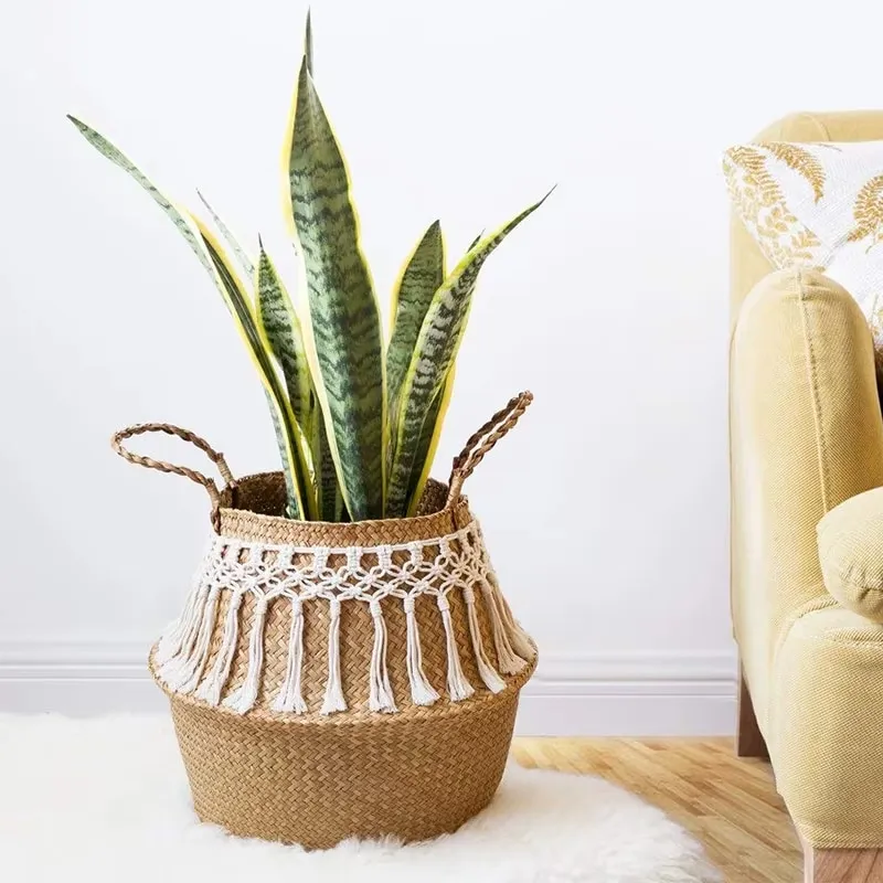 Rattan und Makramee, ehrlich verarbeitet