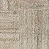 Rustikaler Rattan-Optik Teppich mit Streifen Rustikaler Rattan-Optik Teppich mit Streifen