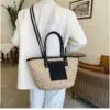 Schwarzer Rattan-Strandkorb Schwarzer Rattan-Strandkorb