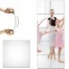 Set aus 10 flexiblen selbstklebenden Türspiegeln