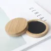 Set aus 10 runden Holz-Handspiegeln Set aus 10 runden Holz-Handspiegeln