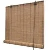 Set aus 2 Bambus-Rollos mit Sichtschutz Set aus 2 Bambus-Rollos mit Sichtschutz