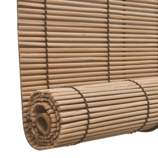 Set aus 2 Bambus-Rollos mit Sichtschutz Set aus 2 Bambus-Rollos mit Sichtschutz