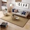 Sommerlicher Tatami-Teppich aus dickem Rattan